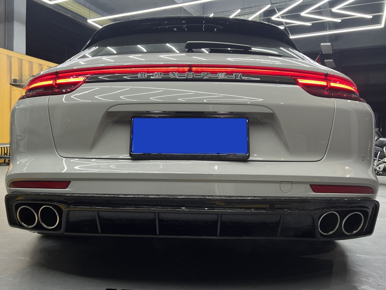 2017-2023 Porsche Panamera 971 Rear Diffuser Dry Carbon Fiber Ocean Design Style Bodykit