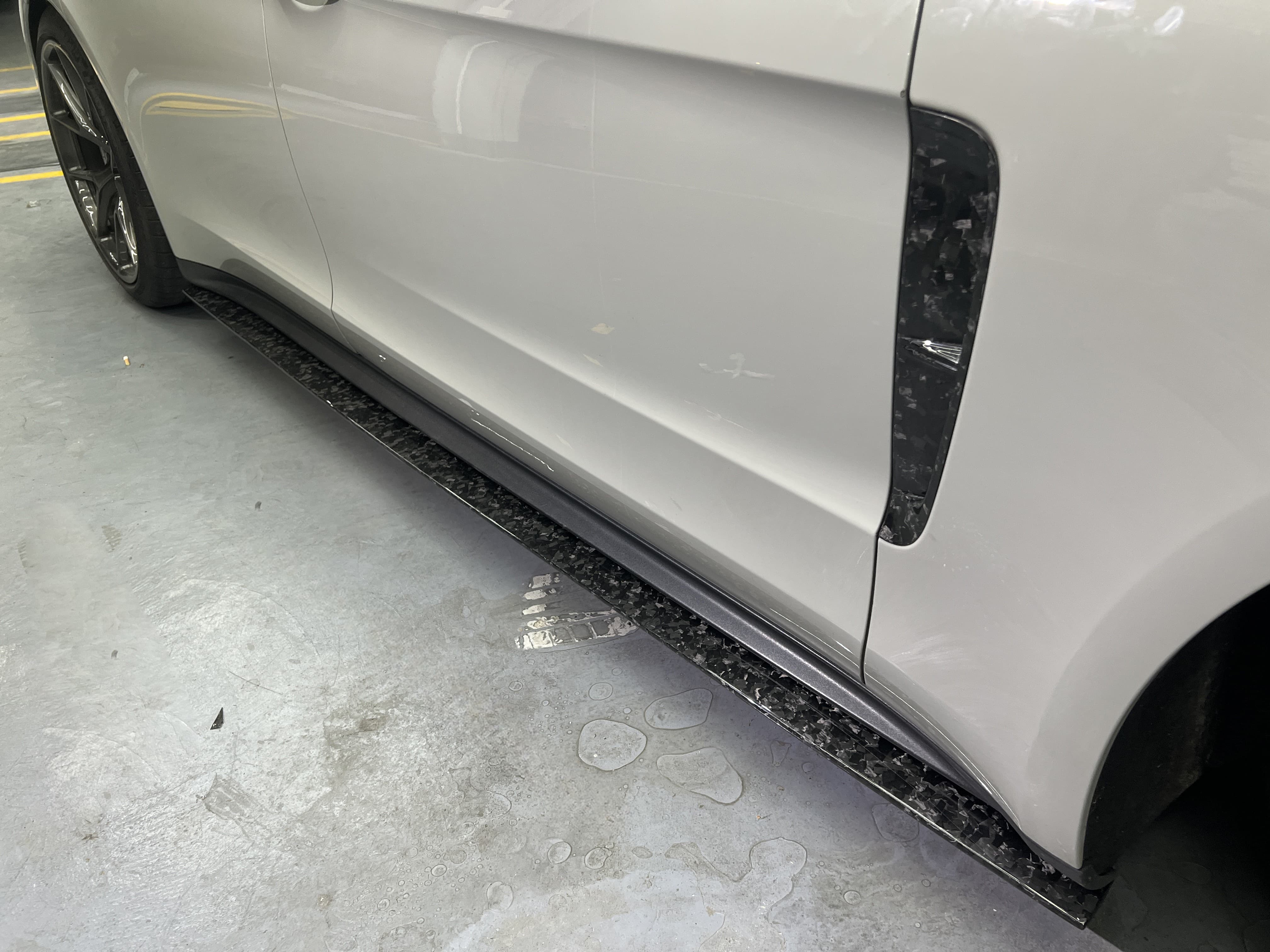 2017-2023 Porsche Panamera 971 Side Skirts Dry Carbon Fiber Ocean Design Style Bodykit