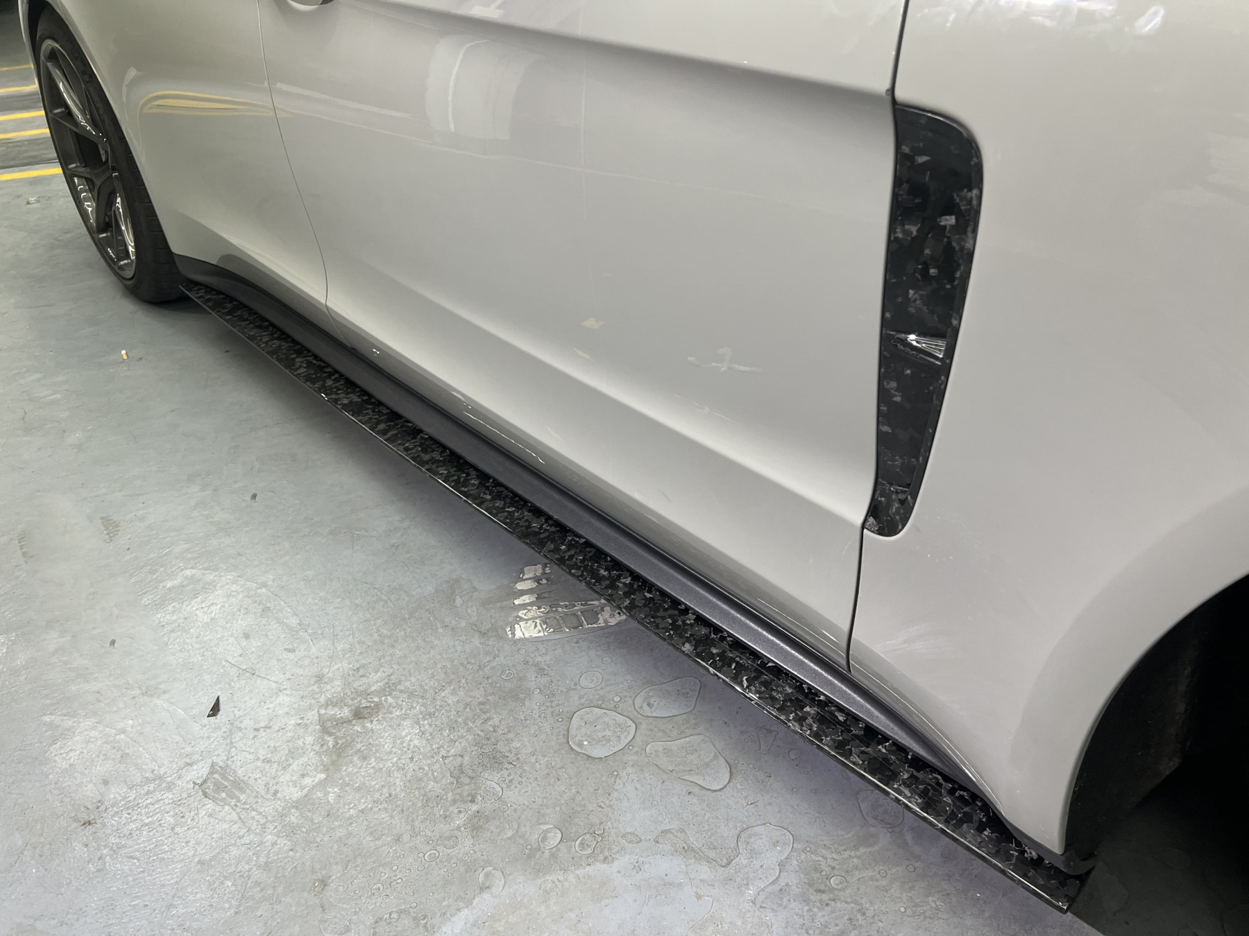 2017-2023 Porsche Panamera 971 Side Skirts Dry Carbon Fiber Ocean Design Style Bodykit