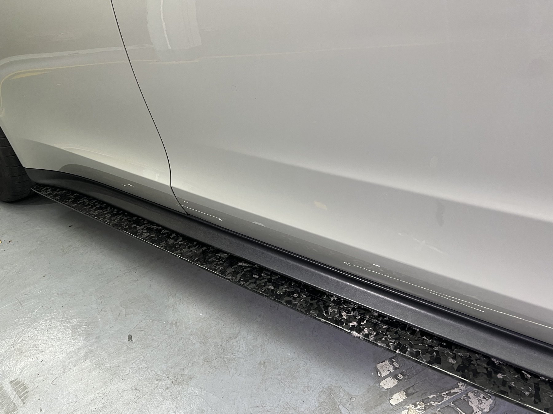2017-2023 Porsche Panamera 971 Side Skirts Dry Carbon Fiber Ocean Design Style Bodykit