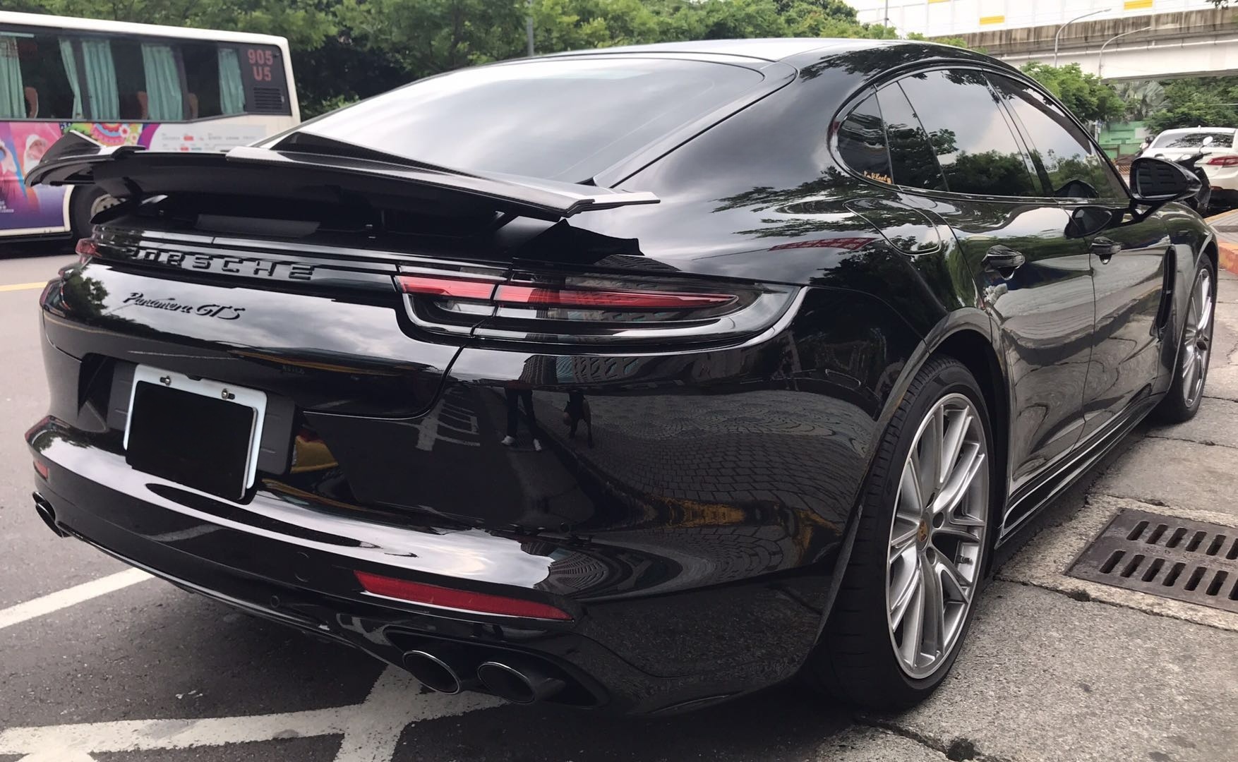 2017-2023 Porsche Panamera 971 Spoiler Dry Carbon Fiber Ocean Design Style Bodykit