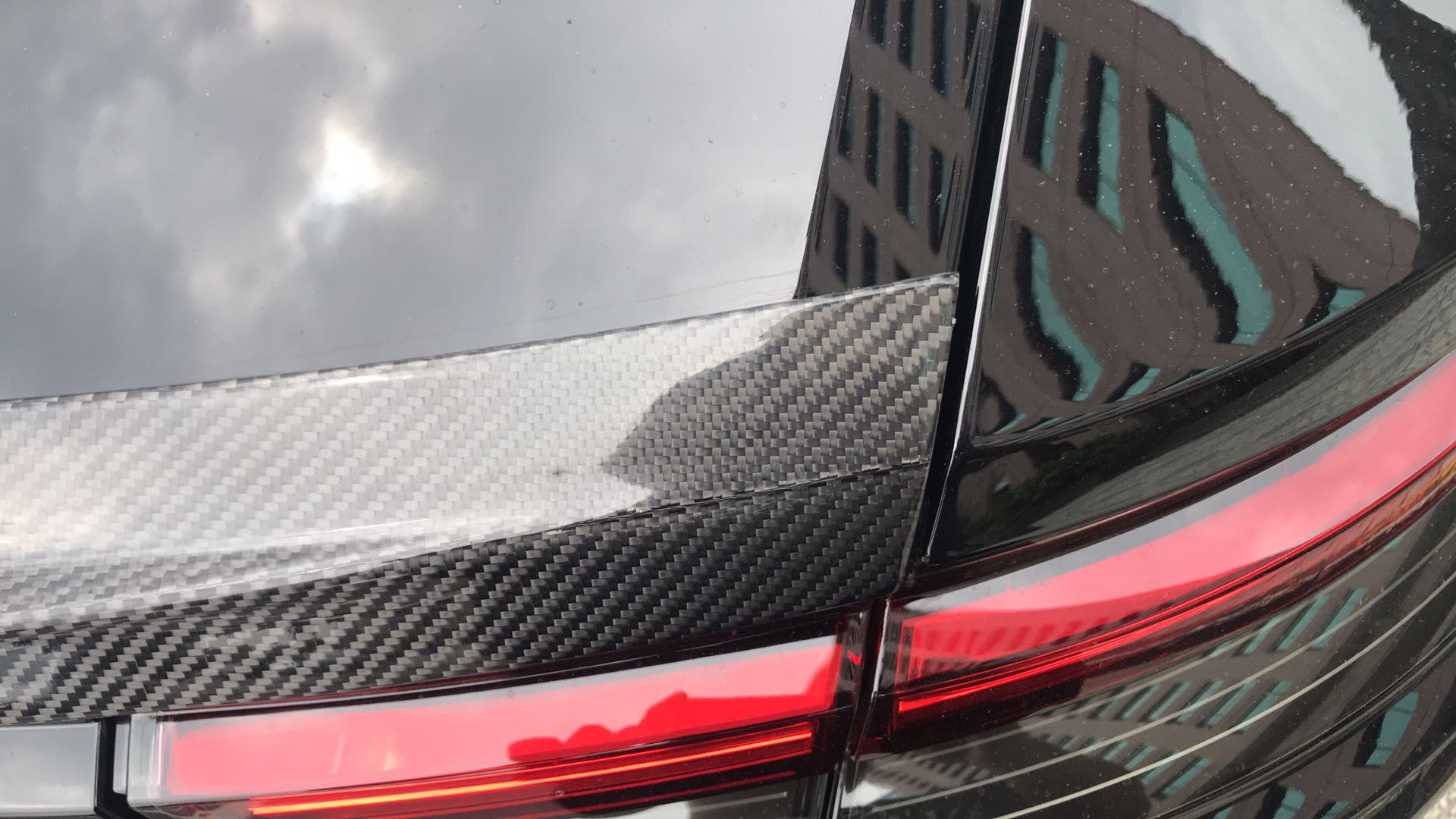 2017-2023 Porsche Panamera 971 Spoiler Dry Carbon Fiber Ocean Design Style Bodykit