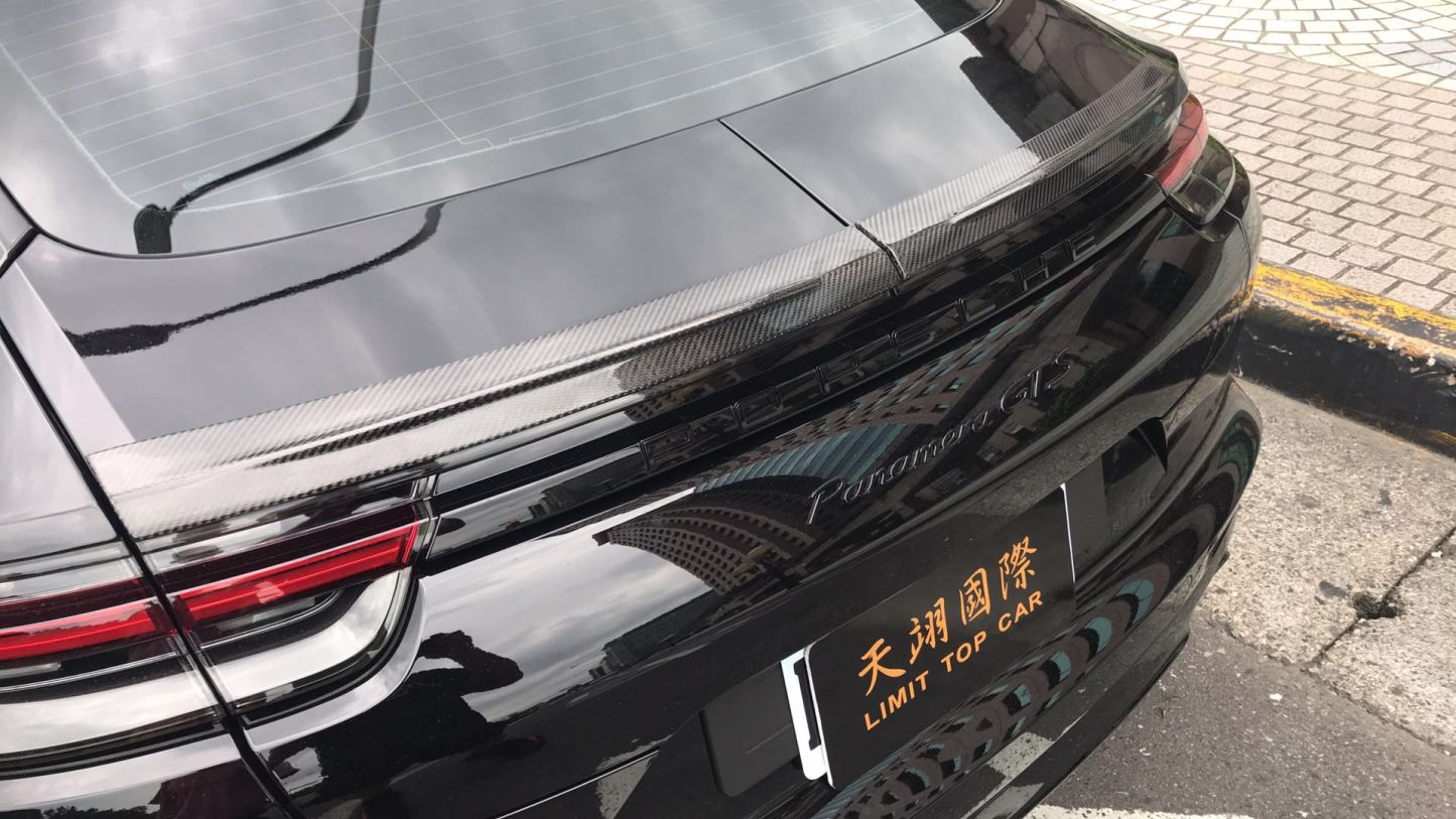 2017-2023 Porsche Panamera 971 Spoiler Dry Carbon Fiber Ocean Design Style Bodykit