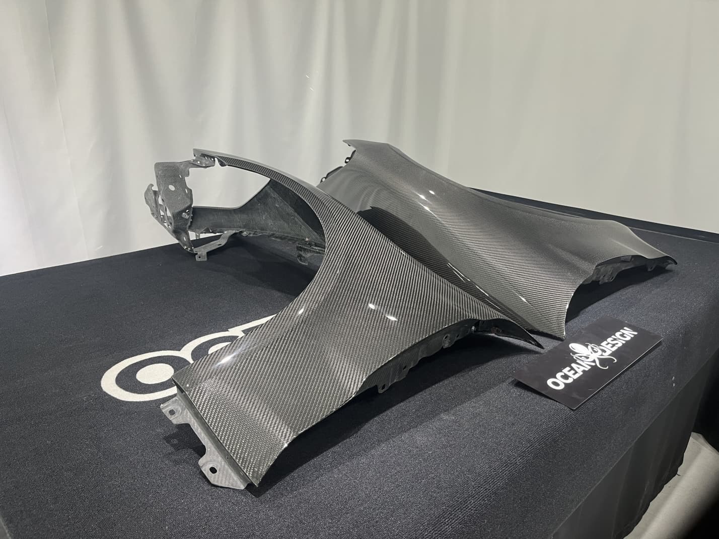 Porsche 2024 Panamera 976 Front Fenders Dry Carbon Fiber Ocean Design Style Bodykit