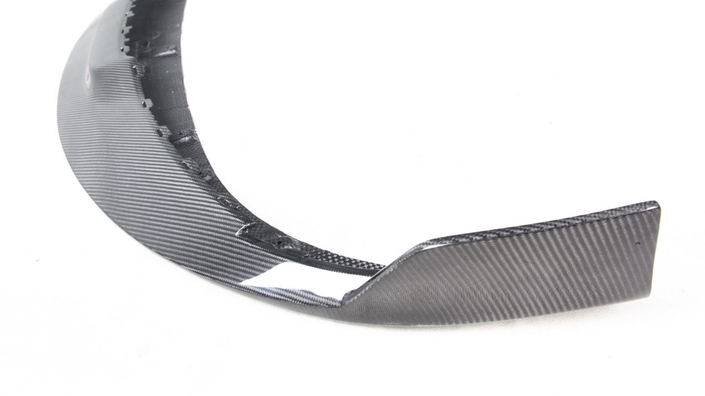 2019-2024 Porsche Taycan Splitter Front Lip 4/4S/GTS/TURBO Ocean Design Style Dry Carbon Bodykit