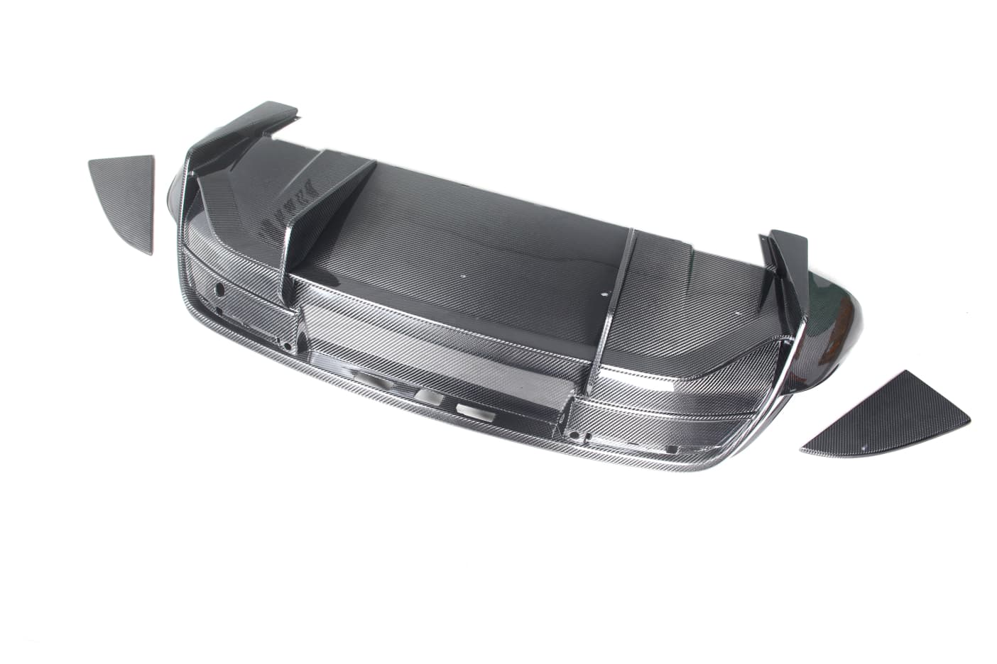 2019-2024 Porsche Taycan Rear Diffuser 4/4S/GTS/TURBO Ocean Design Style Dry Carbon Bodykit