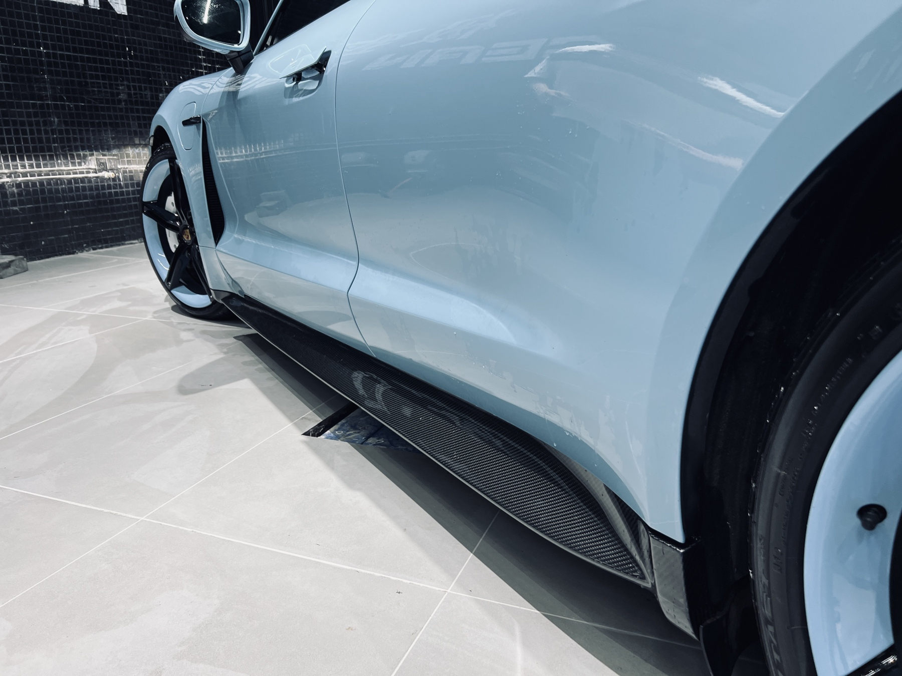2019-2024 Porsche Taycan Side Skirts 4/4S/GTS/TURBO Ocean Design Style Dry Carbon Bodykit