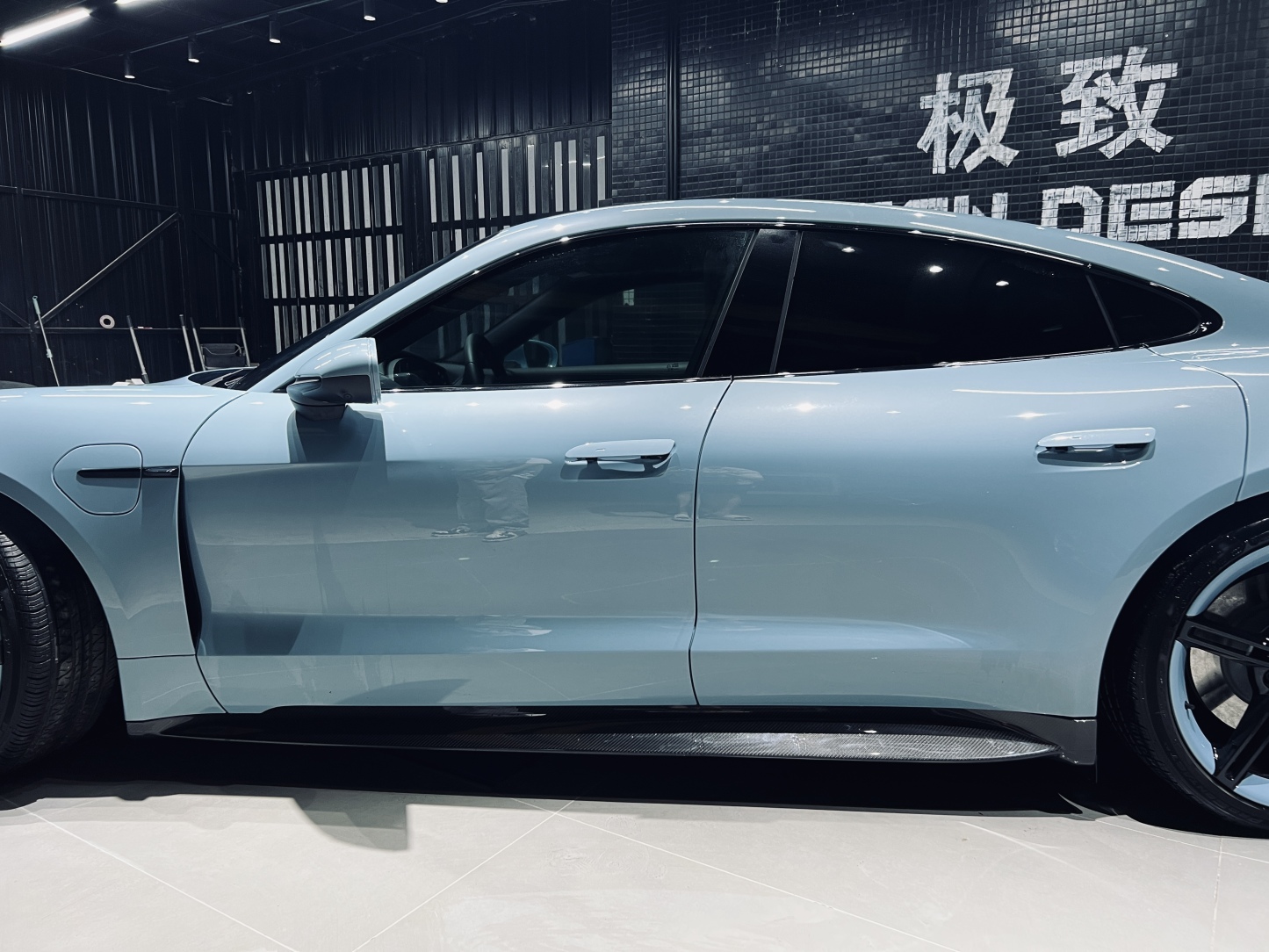 2019-2024 Porsche Taycan Side Skirts 4/4S/GTS/TURBO Ocean Design Style Dry Carbon Bodykit