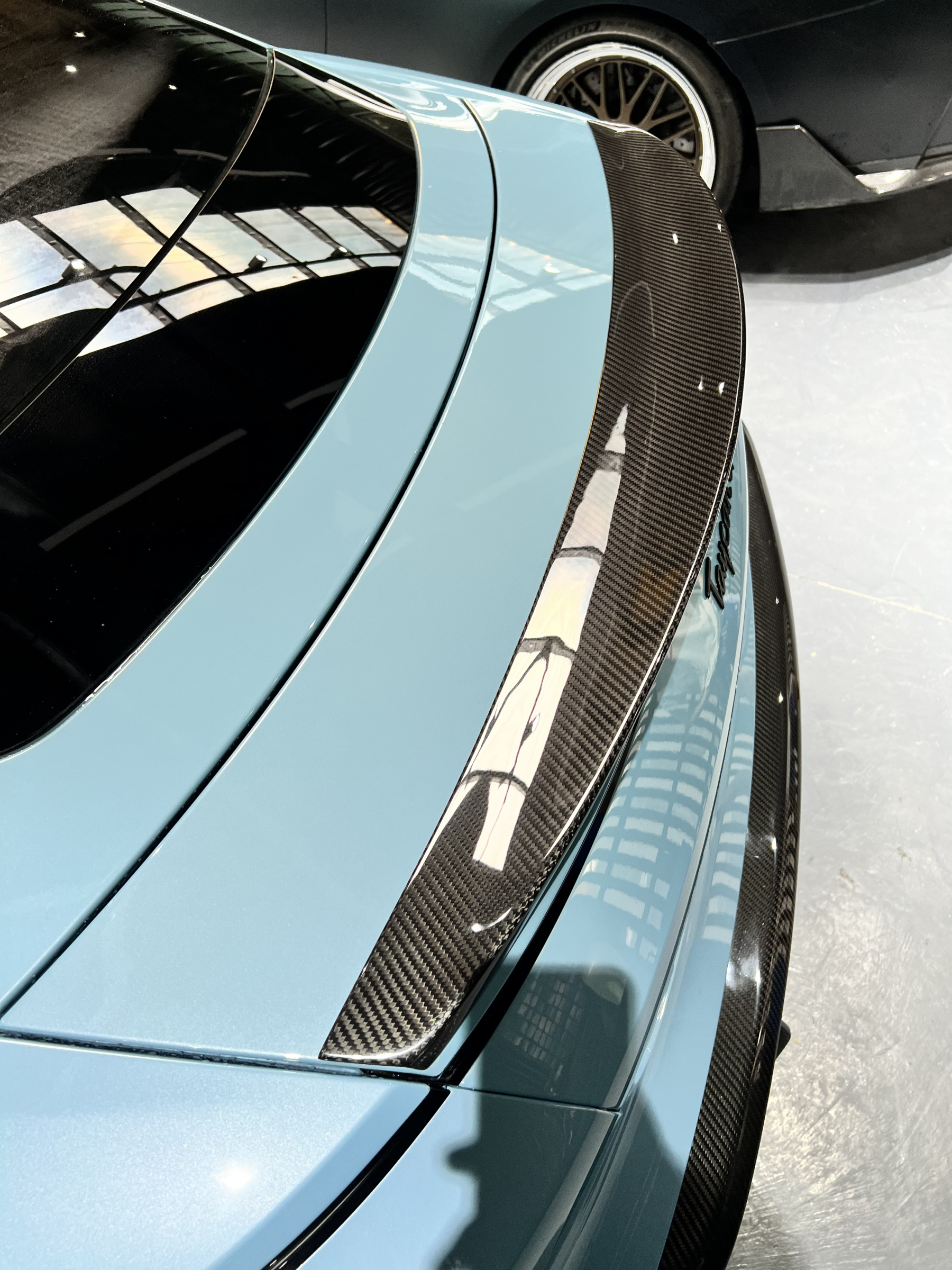 2019-2024 Porsche Taycan Spoiler 4/4S/GTS/TURBO Ocean Design Style Dry Carbon Bodykit