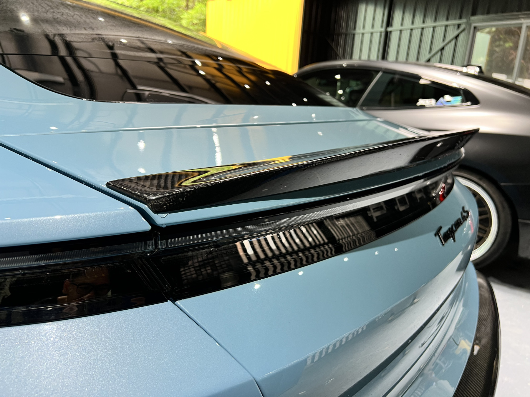 2019-2024 Porsche Taycan Spoiler 4/4S/GTS/TURBO Ocean Design Style Dry Carbon Bodykit