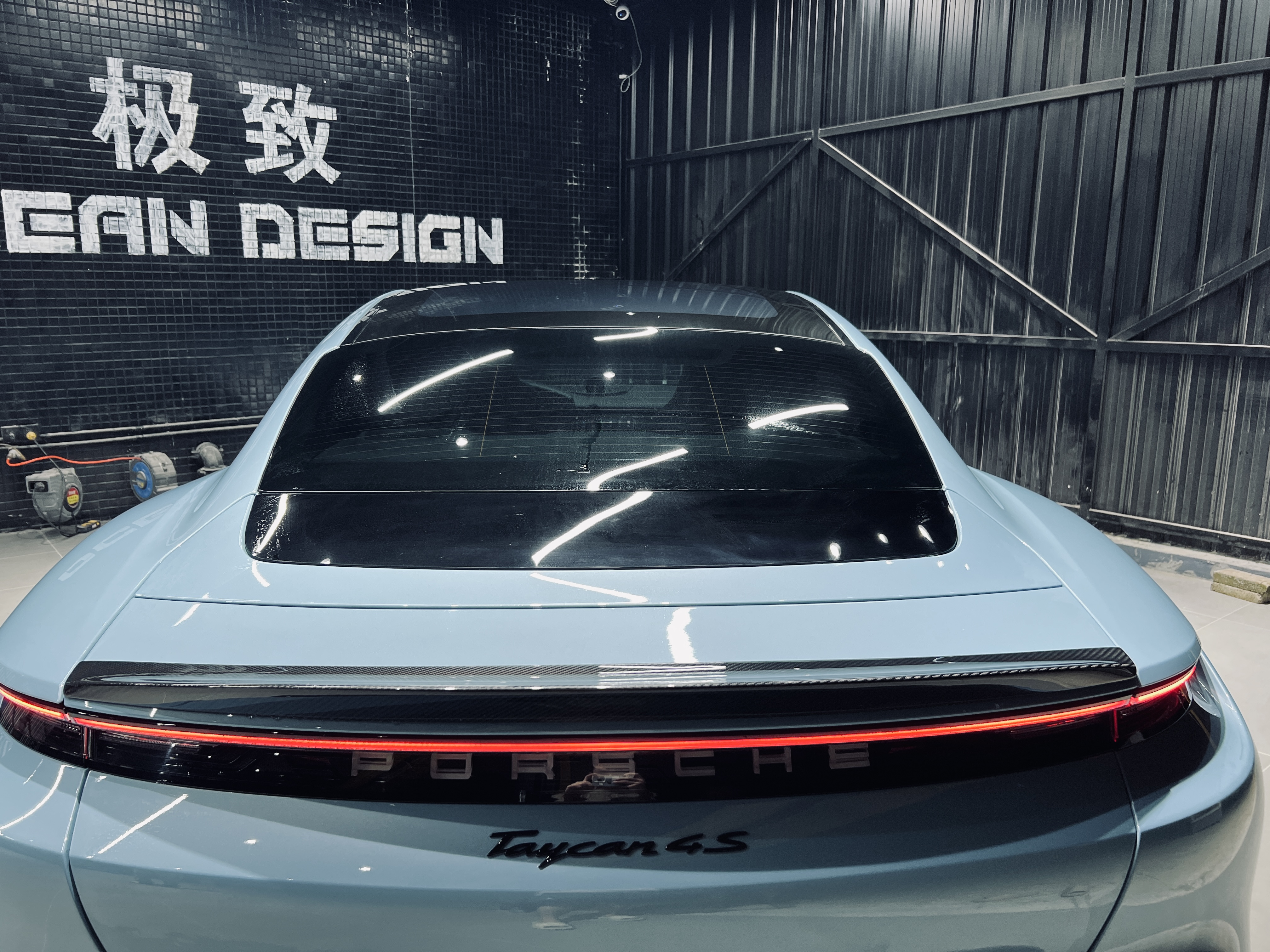 2019-2024 Porsche Taycan Spoiler 4/4S/GTS/TURBO Ocean Design Style Dry Carbon Bodykit