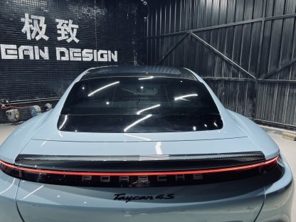 2019-2024 Porsche Taycan Spoiler 4/4S/GTS/TURBO Ocean Design Style Dry Carbon Bodykit