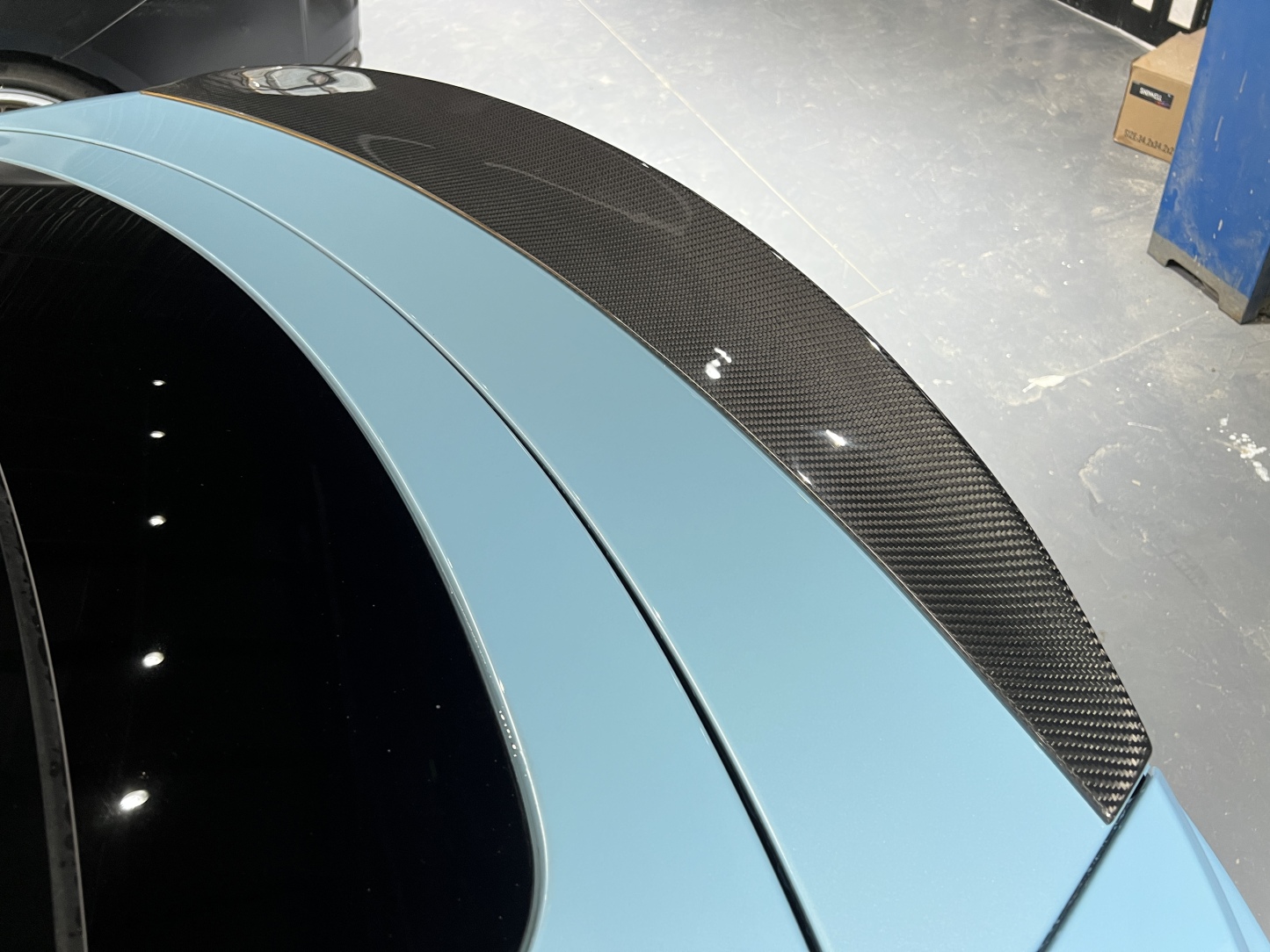 2019-2024 Porsche Taycan Spoiler 4/4S/GTS/TURBO Ocean Design Style Dry Carbon Bodykit