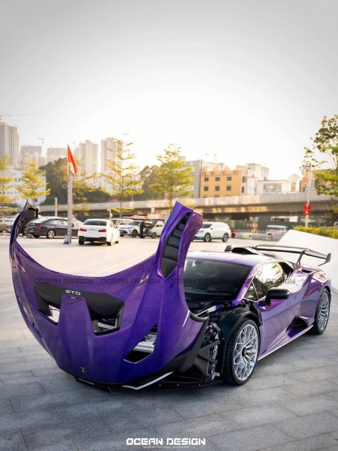 Lamborghini STO Style Full Dry Carbon Body Kit for Huracán 580/610/EVO
