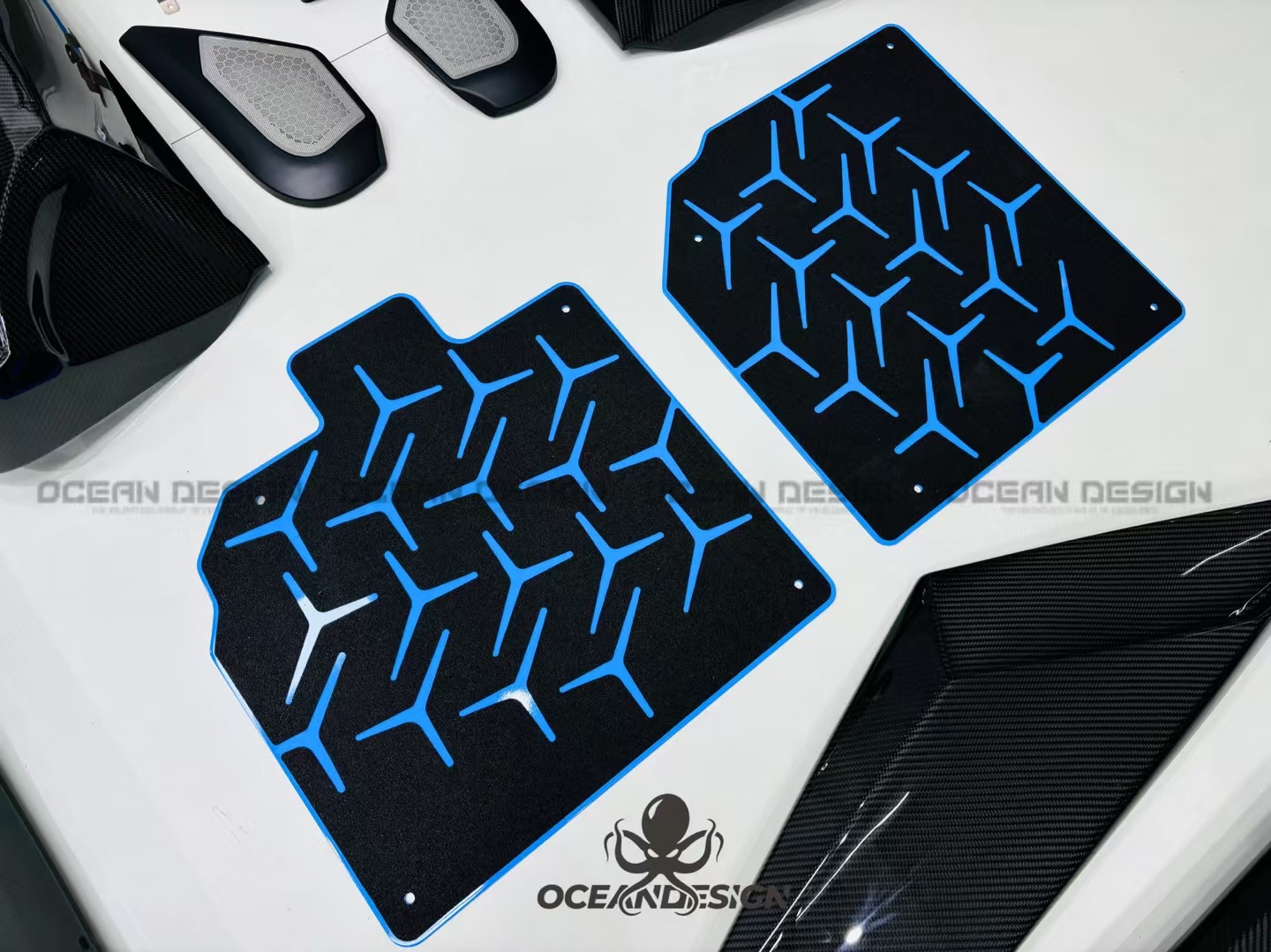SVJ Style Floor Carpet for Lamborghini LP700/720/750/SVJ
