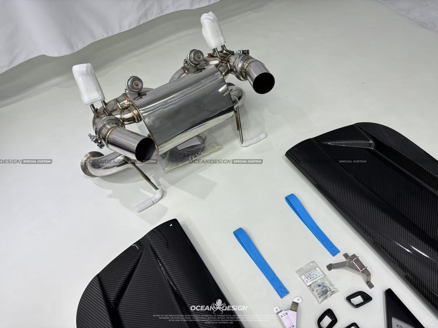 Stainless Steel SVJ Style Exhaust for Lamborghini LP700/720/750