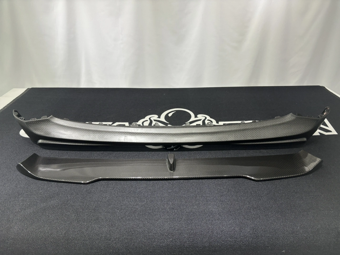 2014–2024 Smart 453 ForTwo MSY Style Front Lip Splitter Dry Carbon