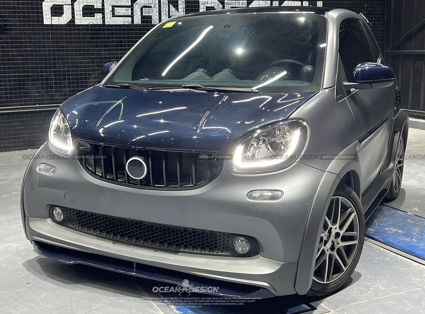 2014–2024 Smart 453 ForTwo MSY Style Hood Bonnet Dry Carbon
