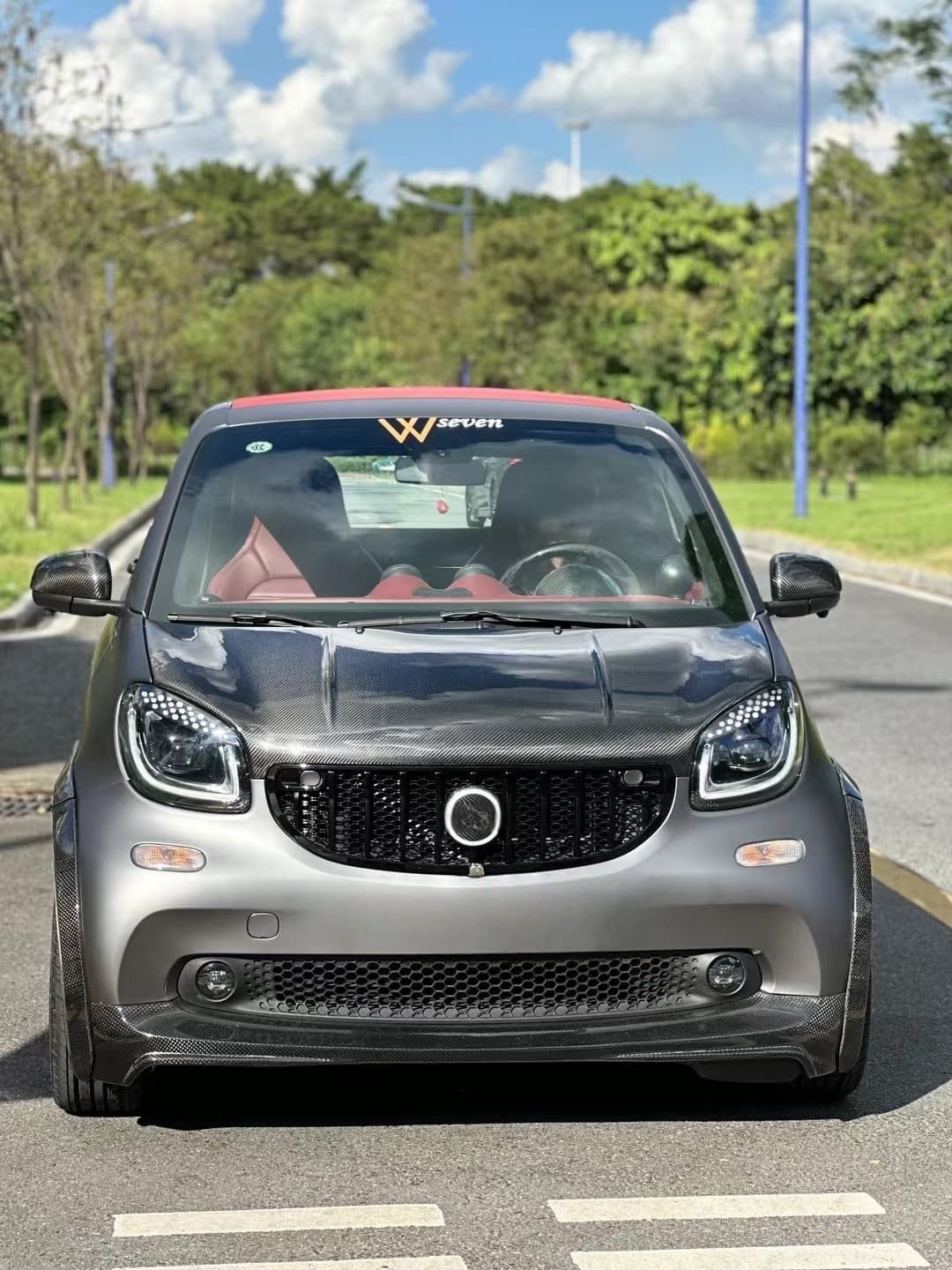 2014–2024 Smart 453 ForTwo MSY Style Hood Bonnet Dry Carbon
