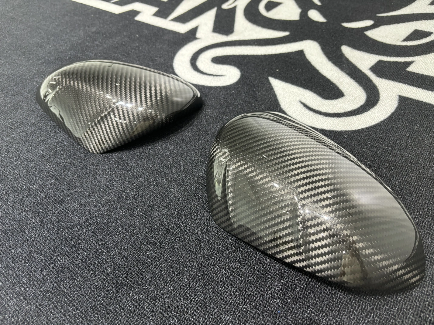 2014–2024 Smart 453 ForTwo MSY Style Mirror Covers Dry Carbon Fiber