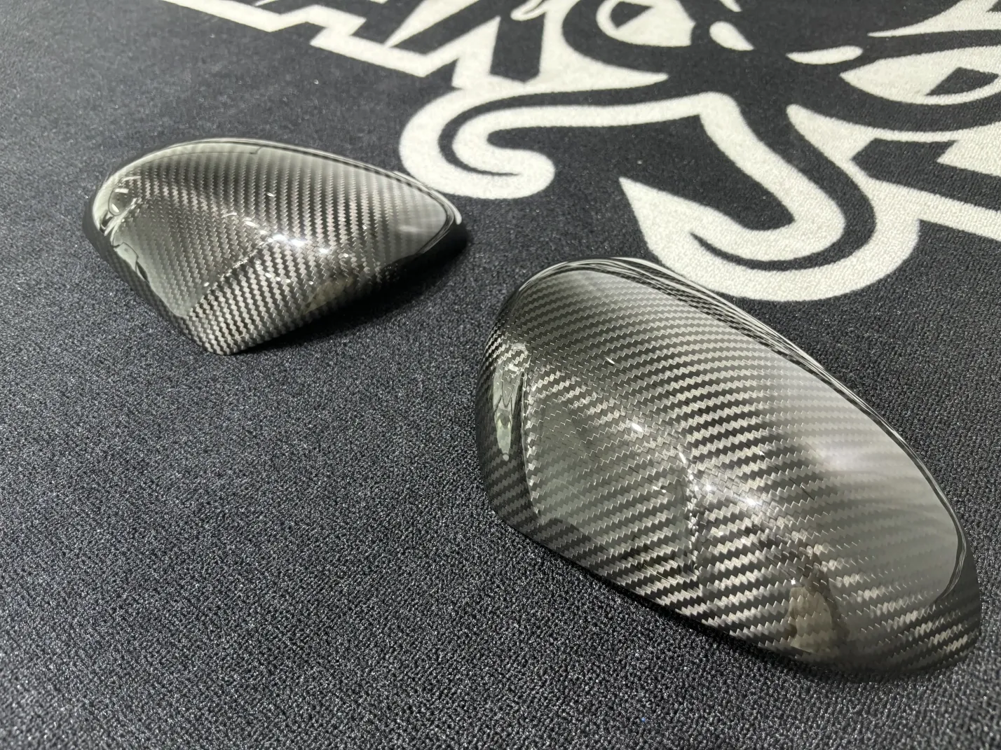 2014–2024 Smart 453 ForTwo MSY Style Mirror Covers Dry Carbon Fiber