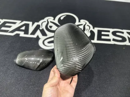 2014–2024 Smart 453 ForTwo MSY Style Mirror Covers Dry Carbon Fiber