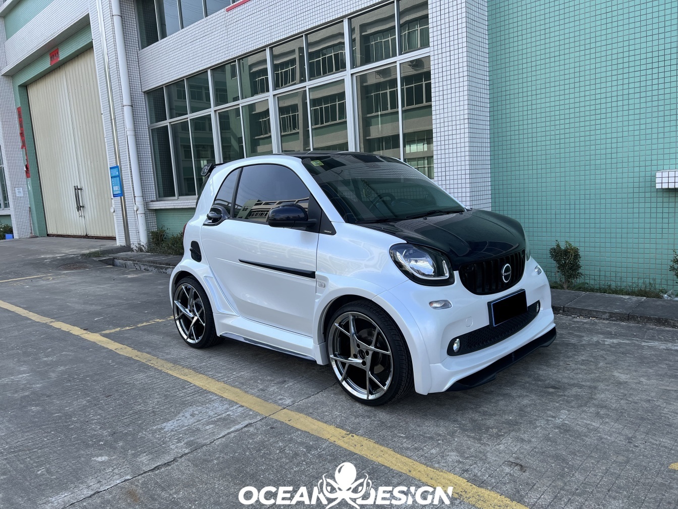 2014–2024 Smart 453 ForTwo MSY Style Mirror Covers Dry Carbon Fiber