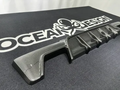 2014–2024 Smart 453 ForTwo MSY Style Rear Diffuser Dry Carbon