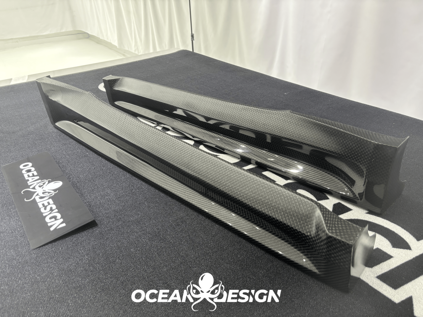 2014–2024 Smart 453 ForTwo MSY Style Side Skirts Dry Carbon