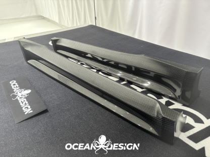 2014–2024 Smart 453 ForTwo MSY Style Side Skirts Dry Carbon