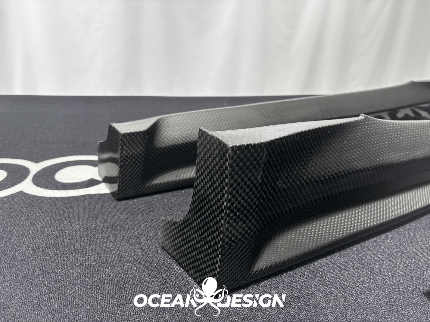 2014–2024 Smart 453 ForTwo MSY Style Side Skirts Dry Carbon