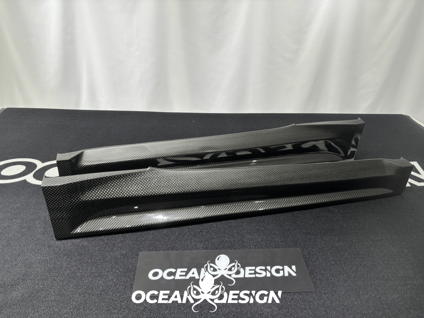 2014–2024 Smart 453 ForTwo MSY Style Side Skirts Dry Carbon