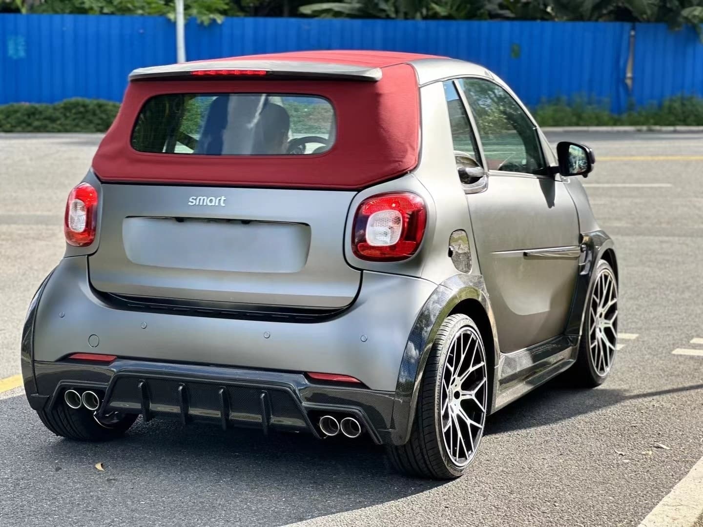 2014–2024 Smart 453 ForTwo MSY Style Stainless Steel Exhaust Pipe