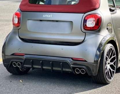 2014–2024 Smart 453 ForTwo MSY Style Stainless Steel Exhaust Pipe