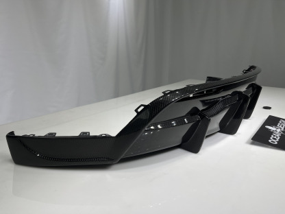 Tesla Model Y 2021-2024 Dry Carbon Fiber Rear Diffuser Ocean Design Original Series Bodykit