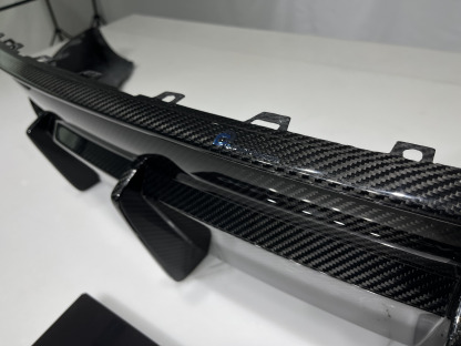 Tesla Model Y 2021-2024 Dry Carbon Fiber Rear Diffuser Ocean Design Original Series Bodykit