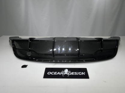 Tesla Model Y 2021-2024 Dry Carbon Fiber Rear Diffuser Ocean Design Original Series Bodykit
