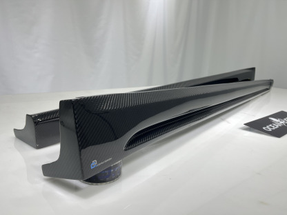 Tesla Model Y 2021-2024 Dry Carbon Fiber Side Skirts Ocean Design Original Series Bodykit