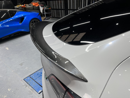 Tesla Model Y 2021-2024 Dry Carbon Fiber Trunk Spoiler Rear Wing Ocean Design Original Series Bodykit