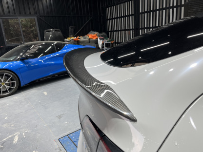 Tesla Model Y 2021-2024 Dry Carbon Fiber Trunk Spoiler Rear Wing Ocean Design Original Series Bodykit