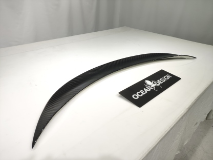 Tesla Model Y 2021-2024 Dry Carbon Fiber Trunk Spoiler Rear Wing Ocean Design Original Series Bodykit