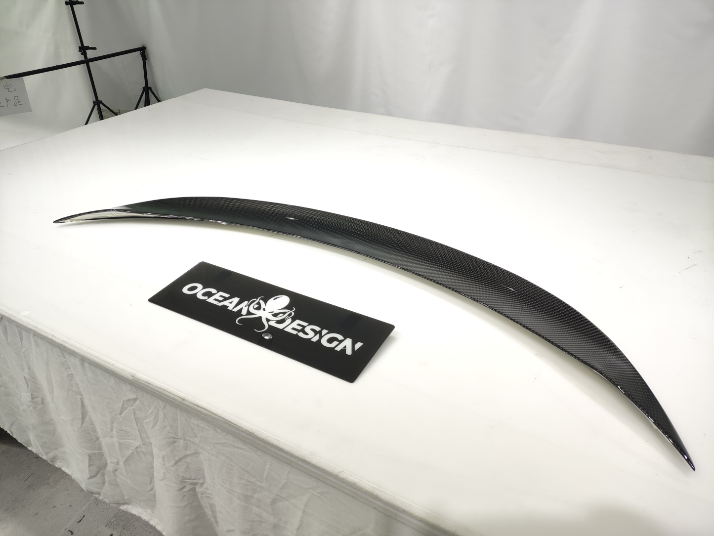Tesla Model Y 2021-2024 Dry Carbon Fiber Trunk Spoiler Rear Wing Ocean Design Original Series Bodykit