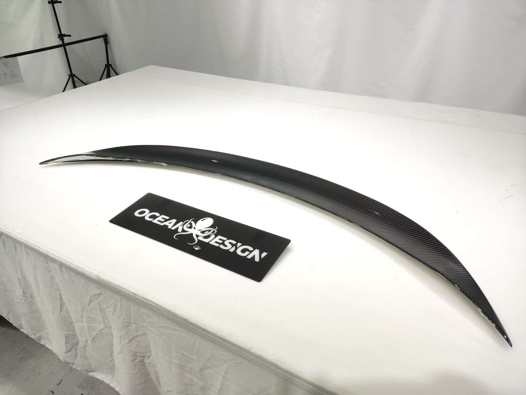 Tesla Model Y 2021-2024 Dry Carbon Fiber Trunk Spoiler Rear Wing Ocean Design Original Series Bodykit