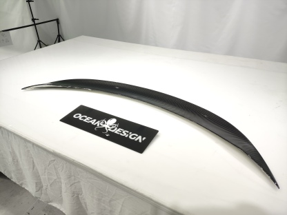 Tesla Model Y 2021-2024 Dry Carbon Fiber Trunk Spoiler Rear Wing Ocean Design Original Series Bodykit