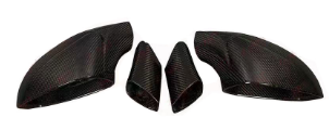 2019-2024 Ferrari F8 Wing Mirrors Housing Dry Carbon Fiber OEM Series Bodykit