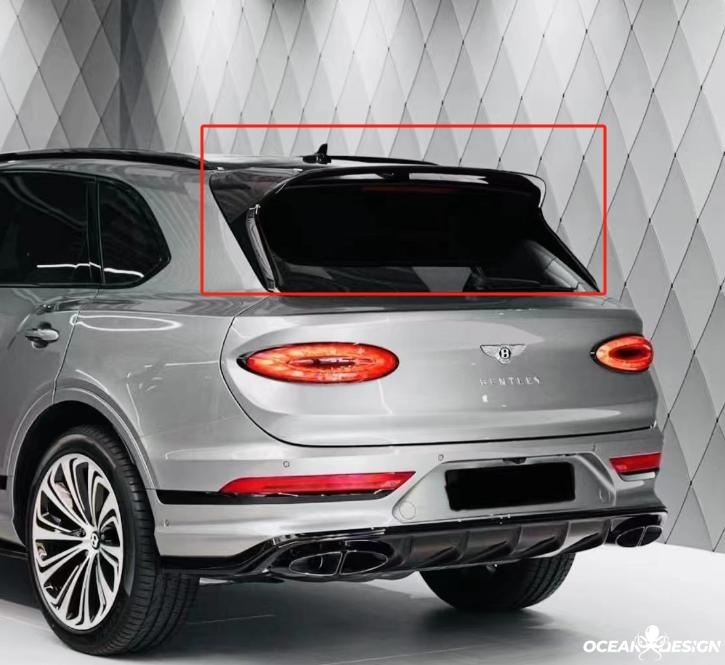 2021-2025 Bentley Bentayga V8 S Dry Carbon Rear Spoiler High-End Upgrade