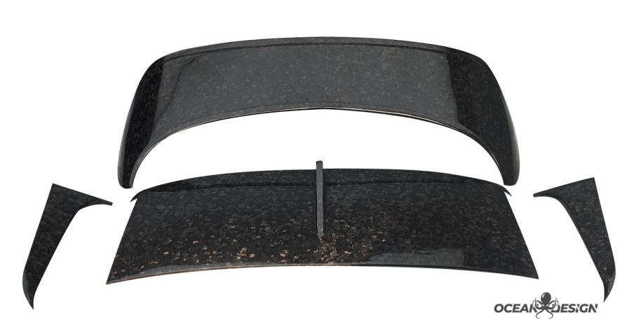 2021-2025 Bentley Bentayga V8 S Dry Carbon Rear Spoiler High-End Upgrade