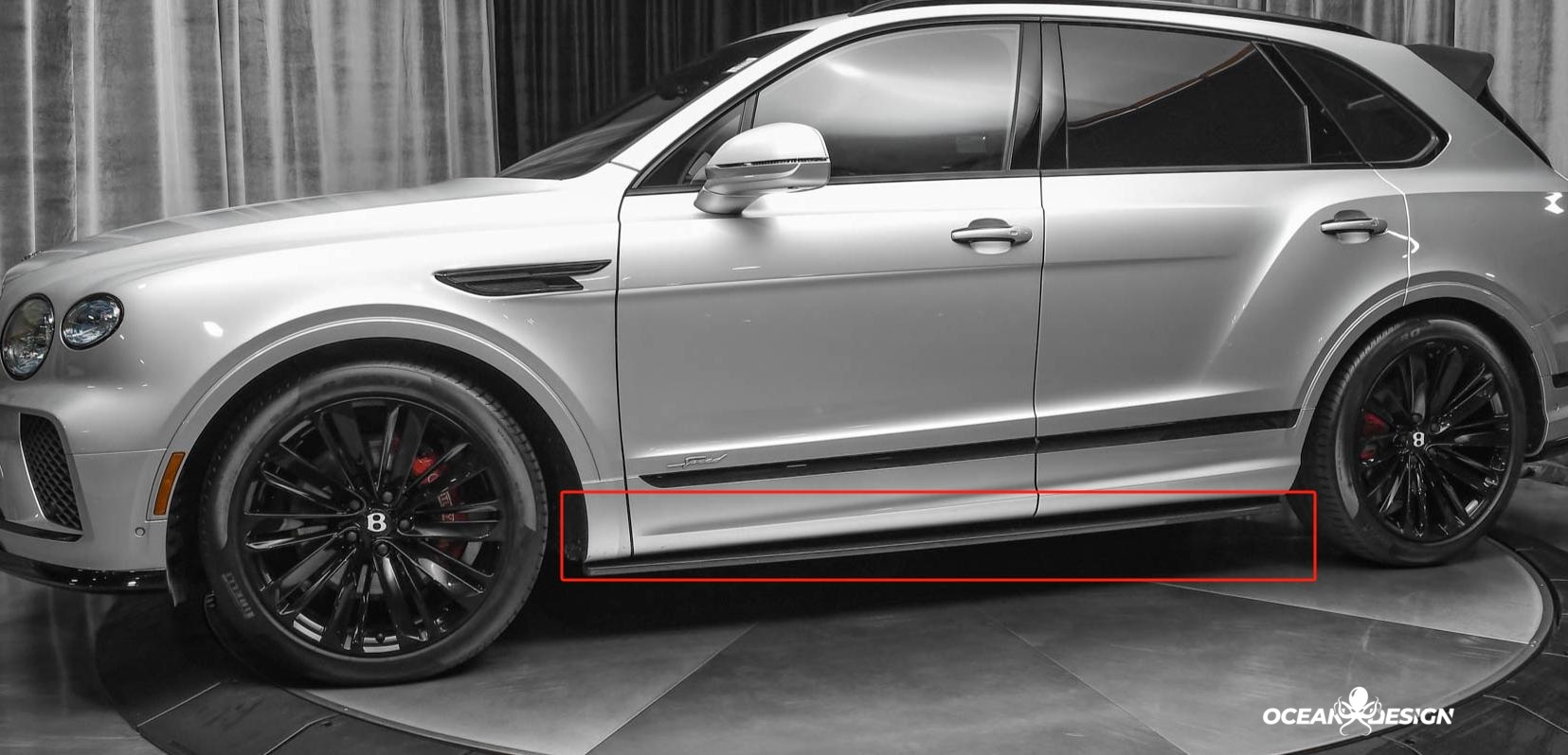 2021-2025 Bentley Bentayga V8 S Dry Carbon Side Skirts High-End Upgrade