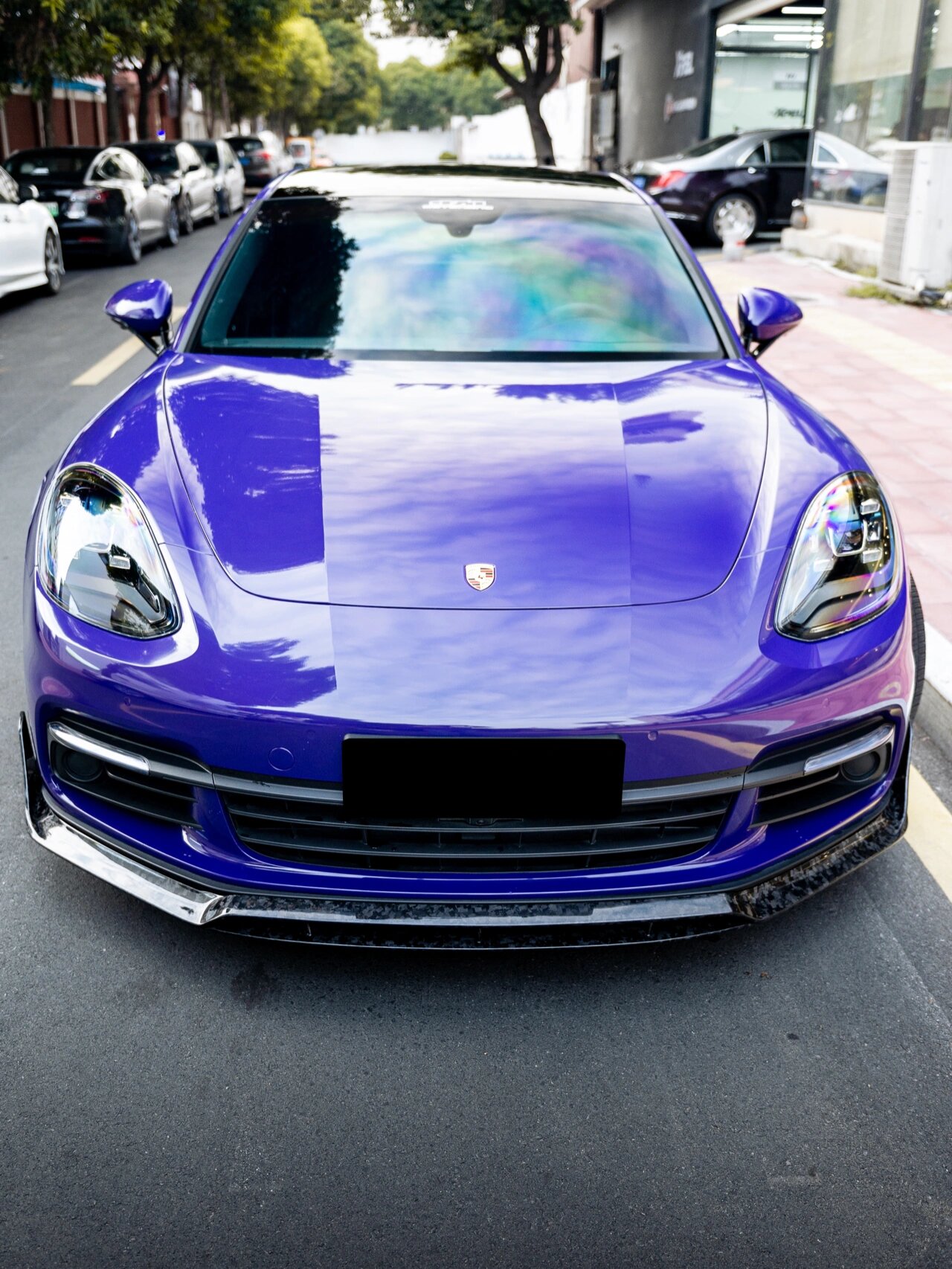 Porsche Panamera 971 OD Style Dry Carbon Parts - styling view