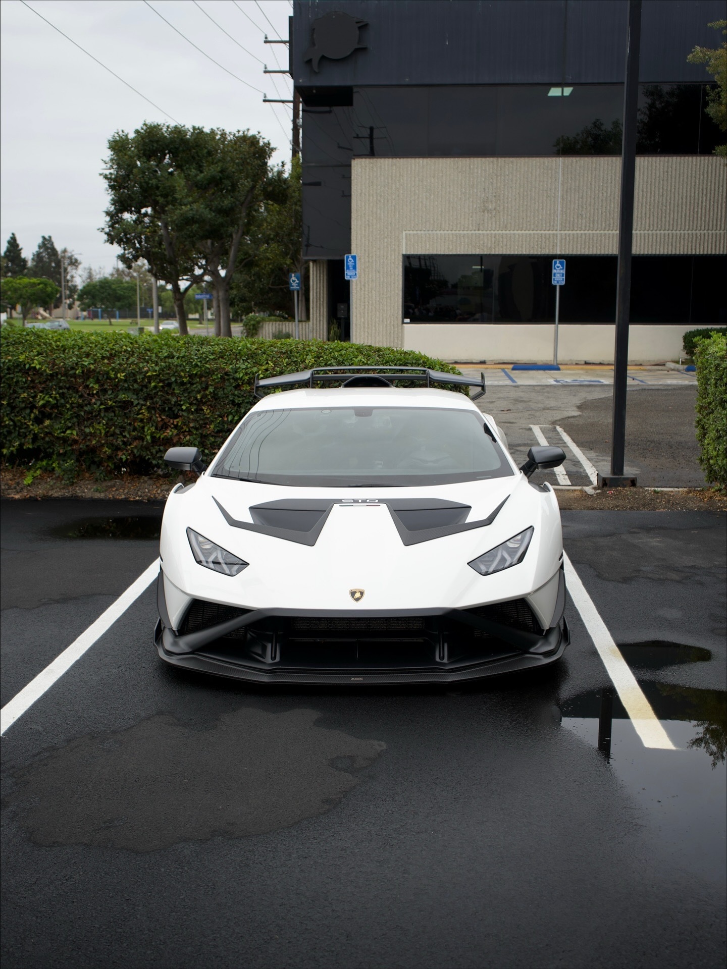 Lamborghini STO V Style Dry Carbon Parts - styling view